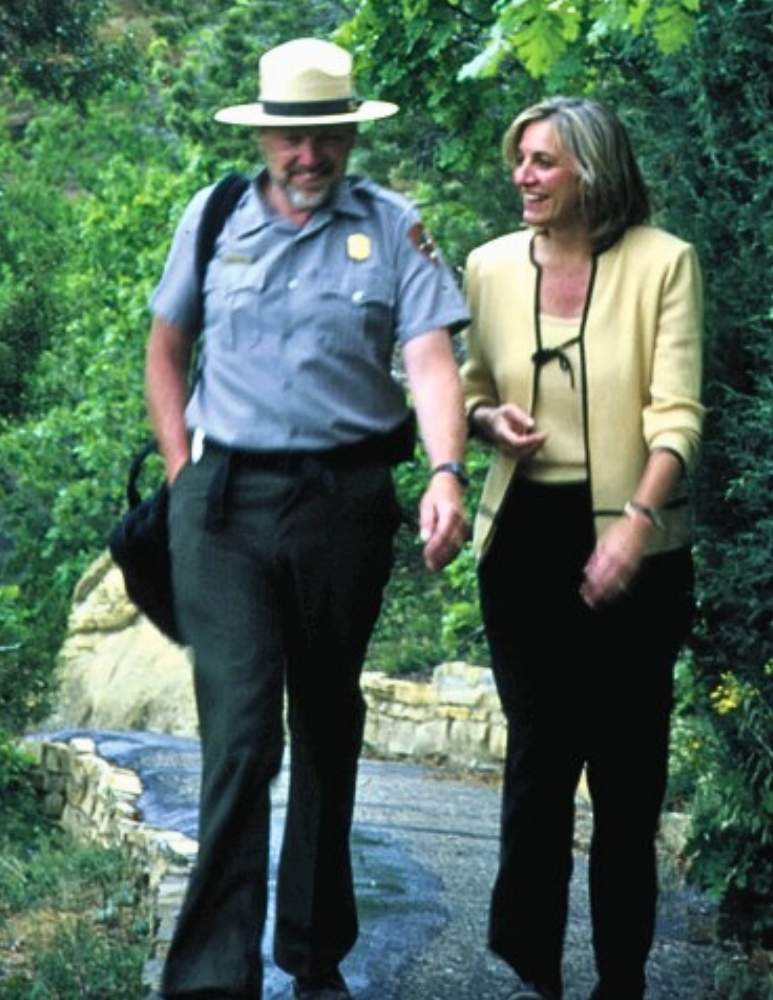 robin tauck with a park ranger tauck family foundation robin tauck with a park ranger tauck family foundation